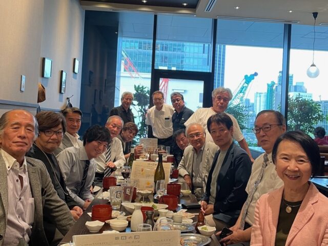 第24回全国大会後の交流会（ご出演の皆様とともに）